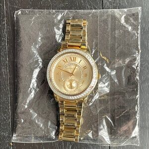 Michael Kors Gold-Tone Roman Numeral Watch